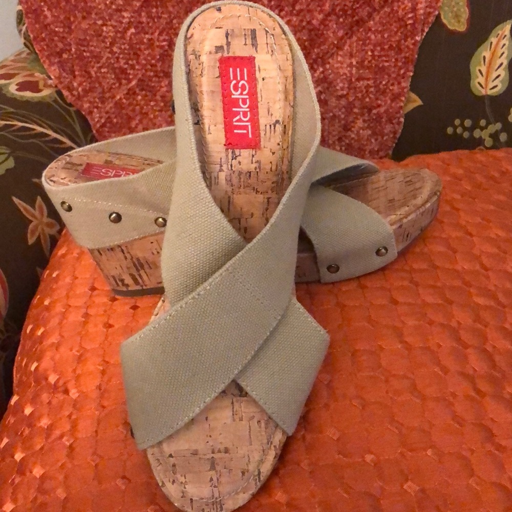 Esprit canvas wedges